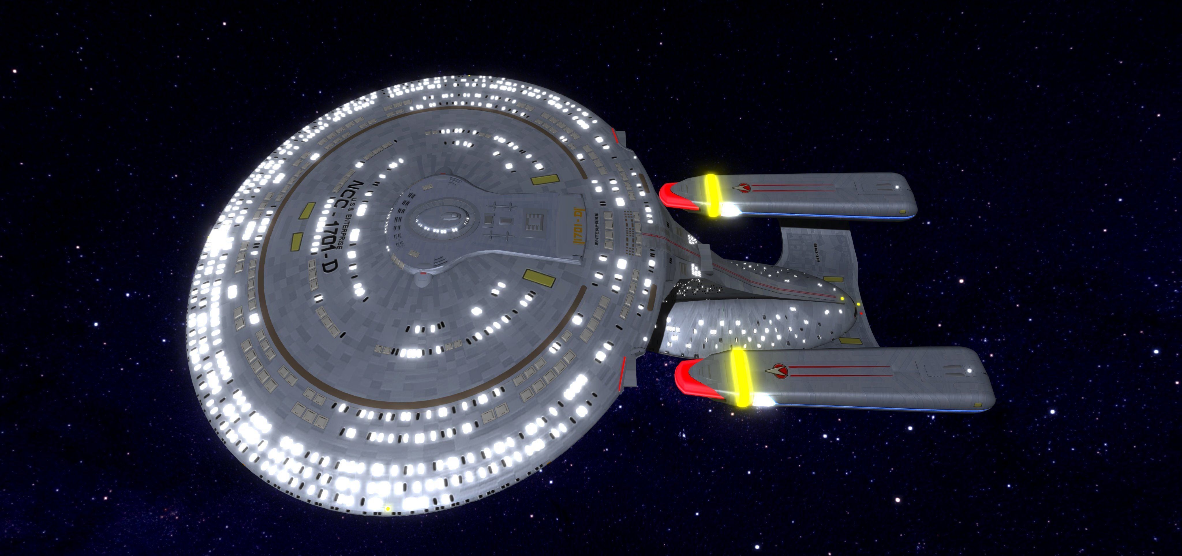 STAR TREK - USS ENTERPRISE NCC1701D 3D model_6