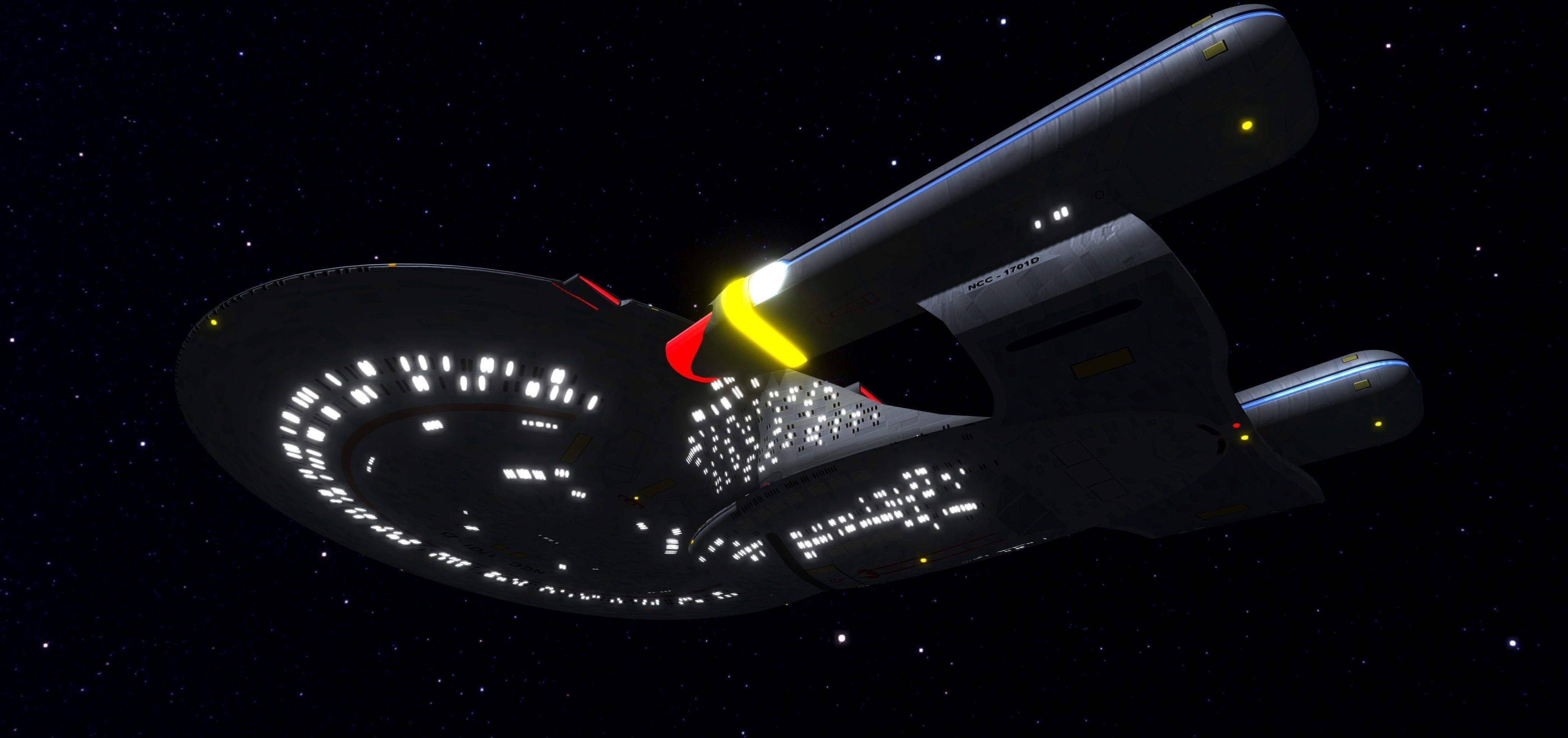 STAR TREK - USS ENTERPRISE NCC1701D 3D model_2