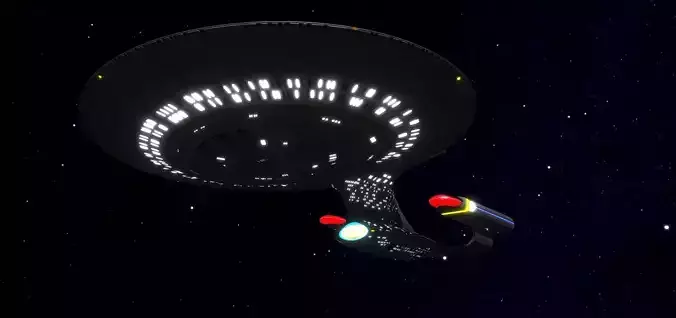 STAR TREK - USS ENTERPRISE NCC1701D 3D model