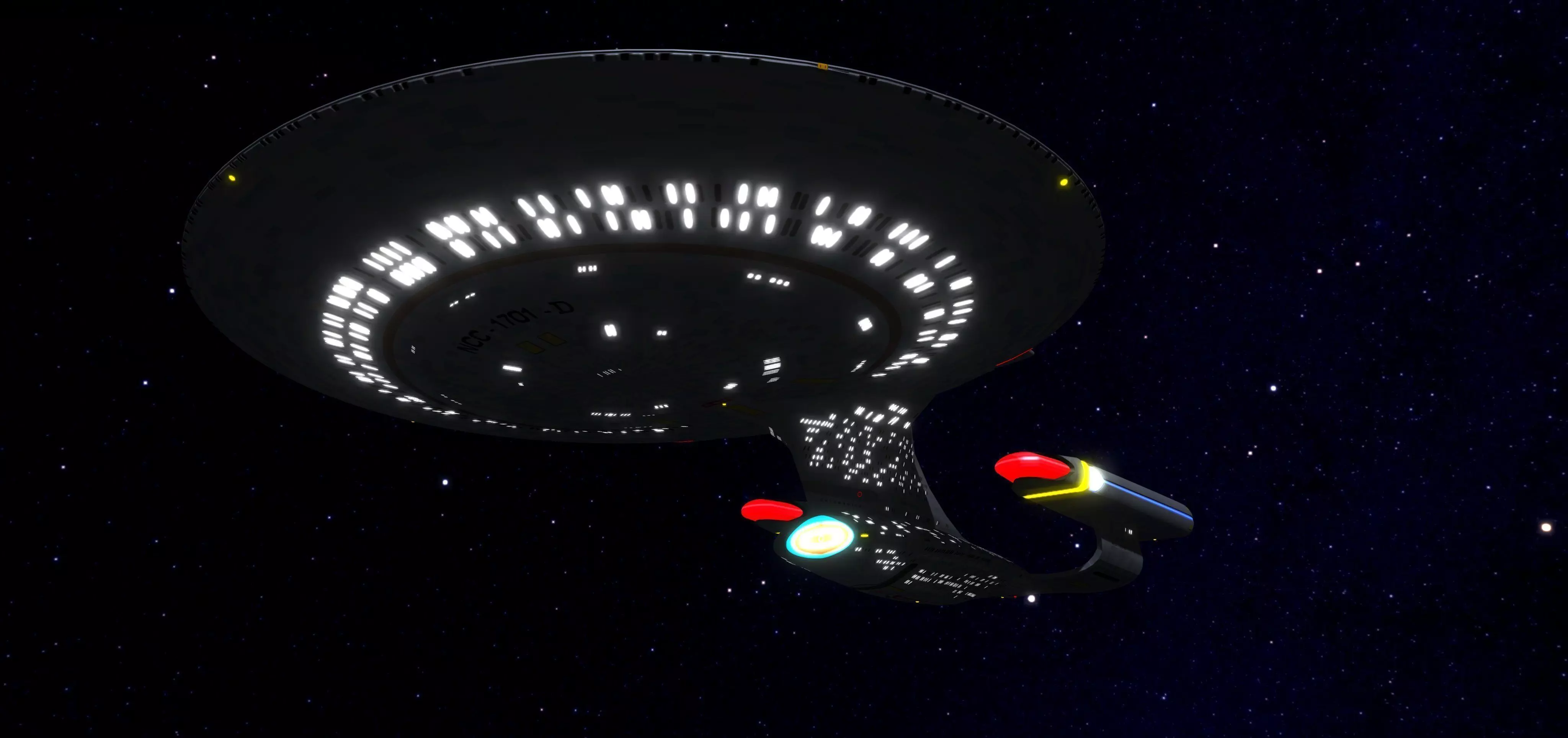 STAR TREK - USS ENTERPRISE NCC1701D 3D model_0