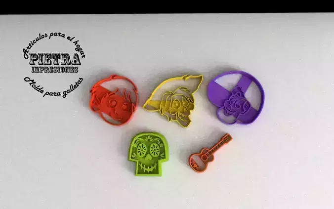 MOLDE CORTANTE PARA GALLETAS FONDANT COCO 3D print model