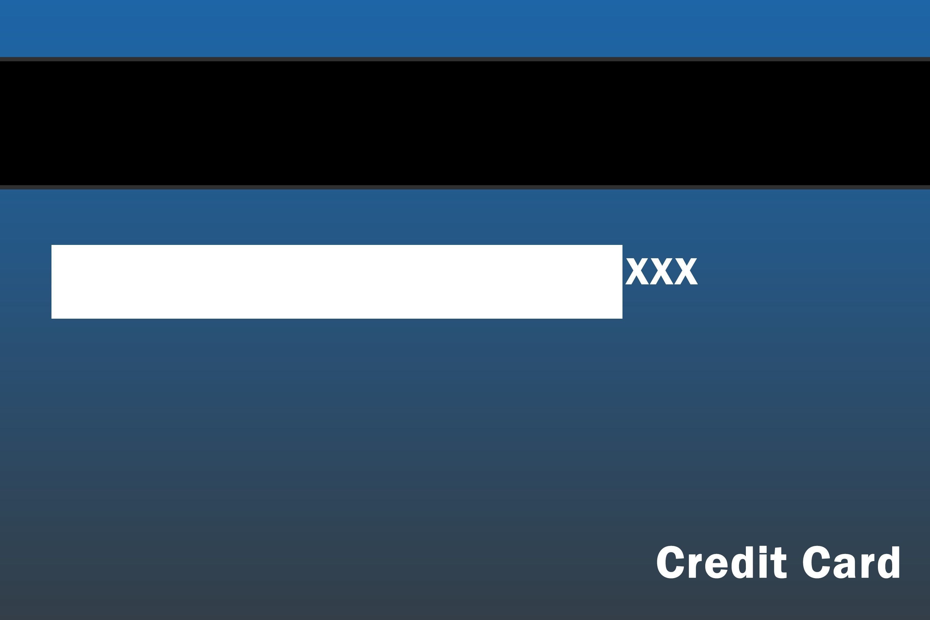 Credit Card Low-poly 3D model_1