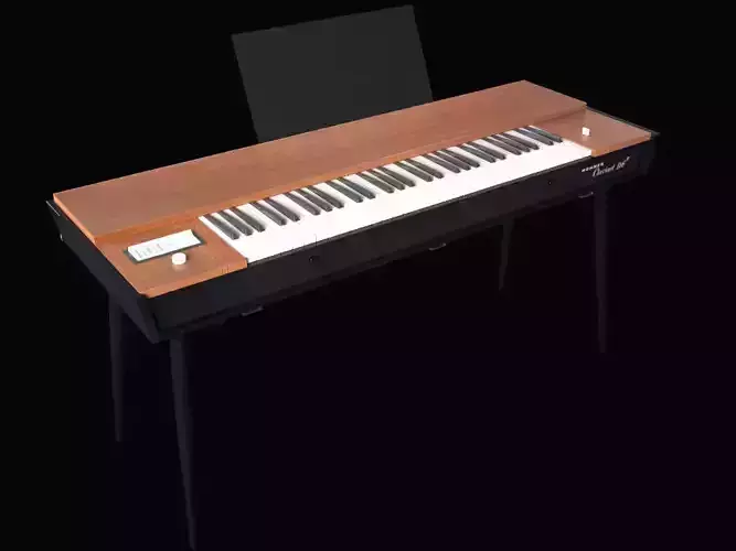 Hohner D6 clavinet 3D model