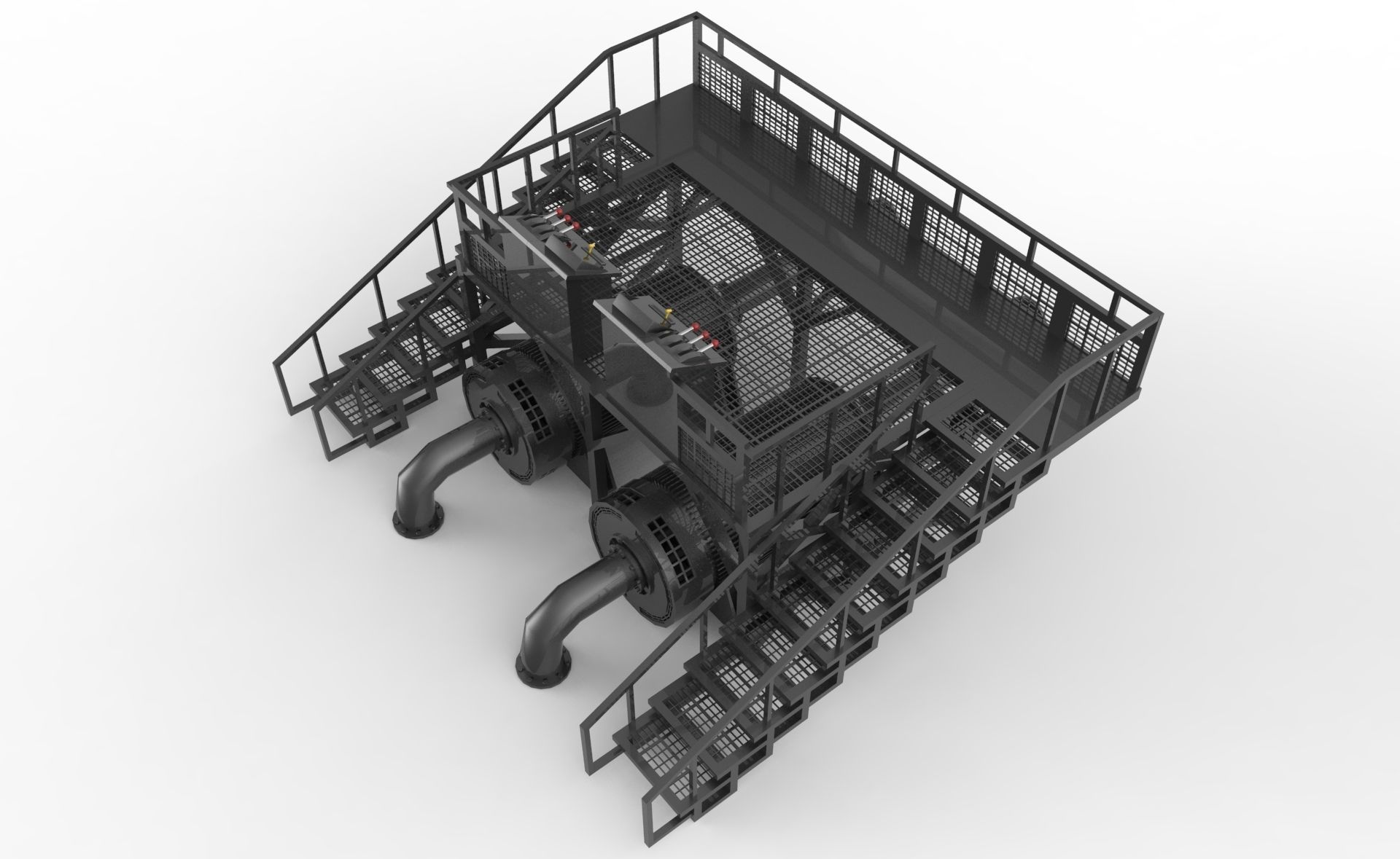 Control Station 3D model_4