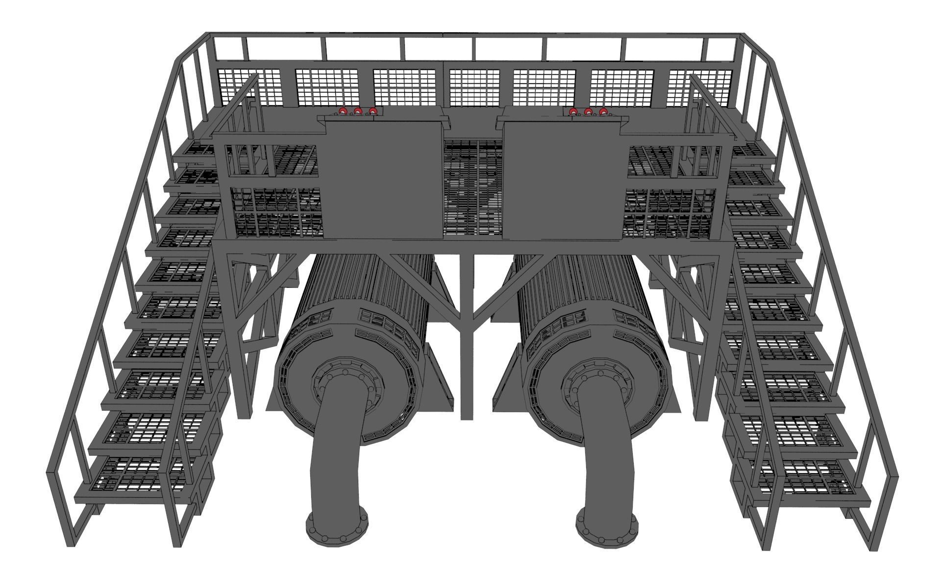 Control Station 3D model_8