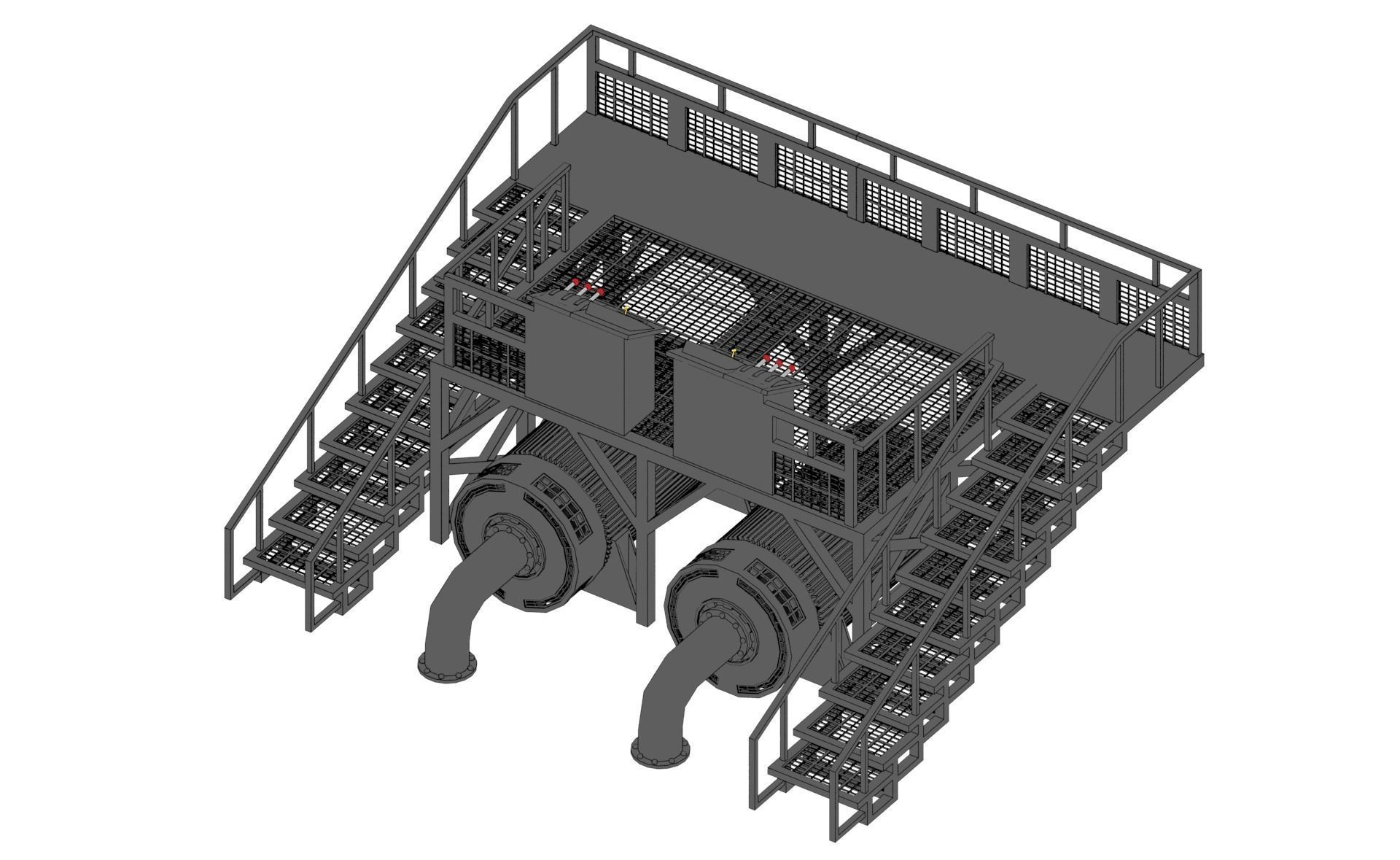 Control Station 3D model_9