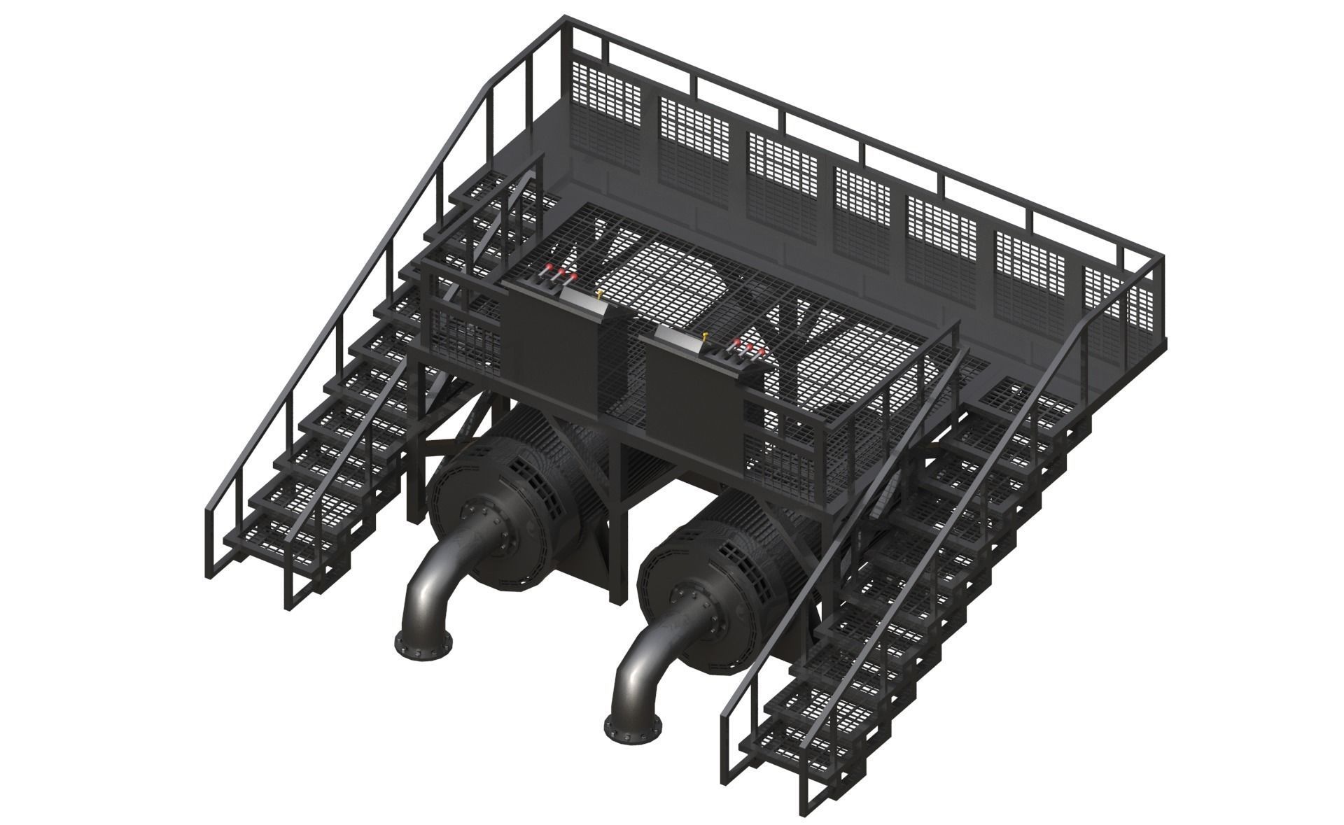 Control Station 3D model_1