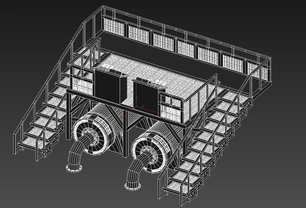 Control Station 3D model_15