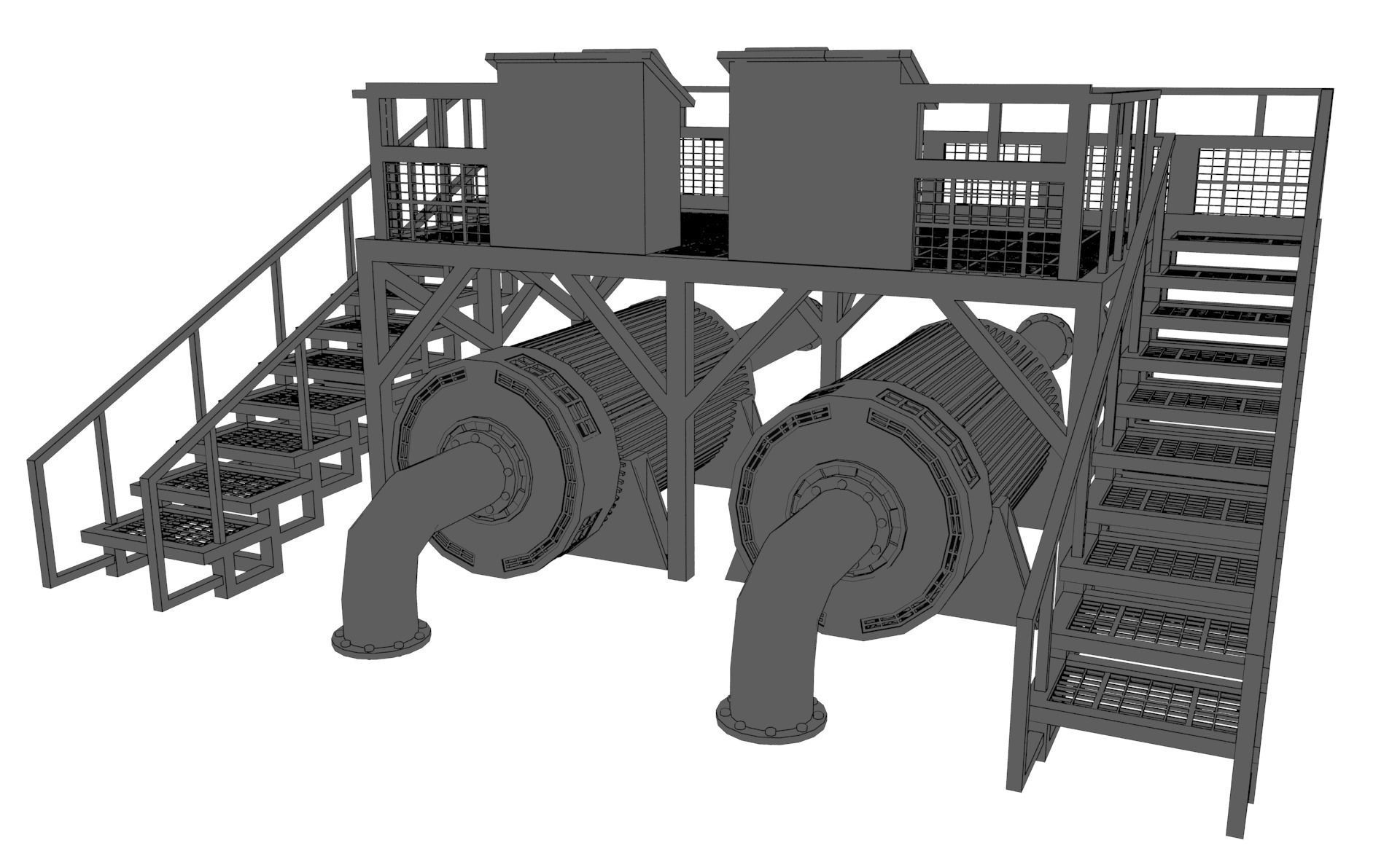 Control Station 3D model_10