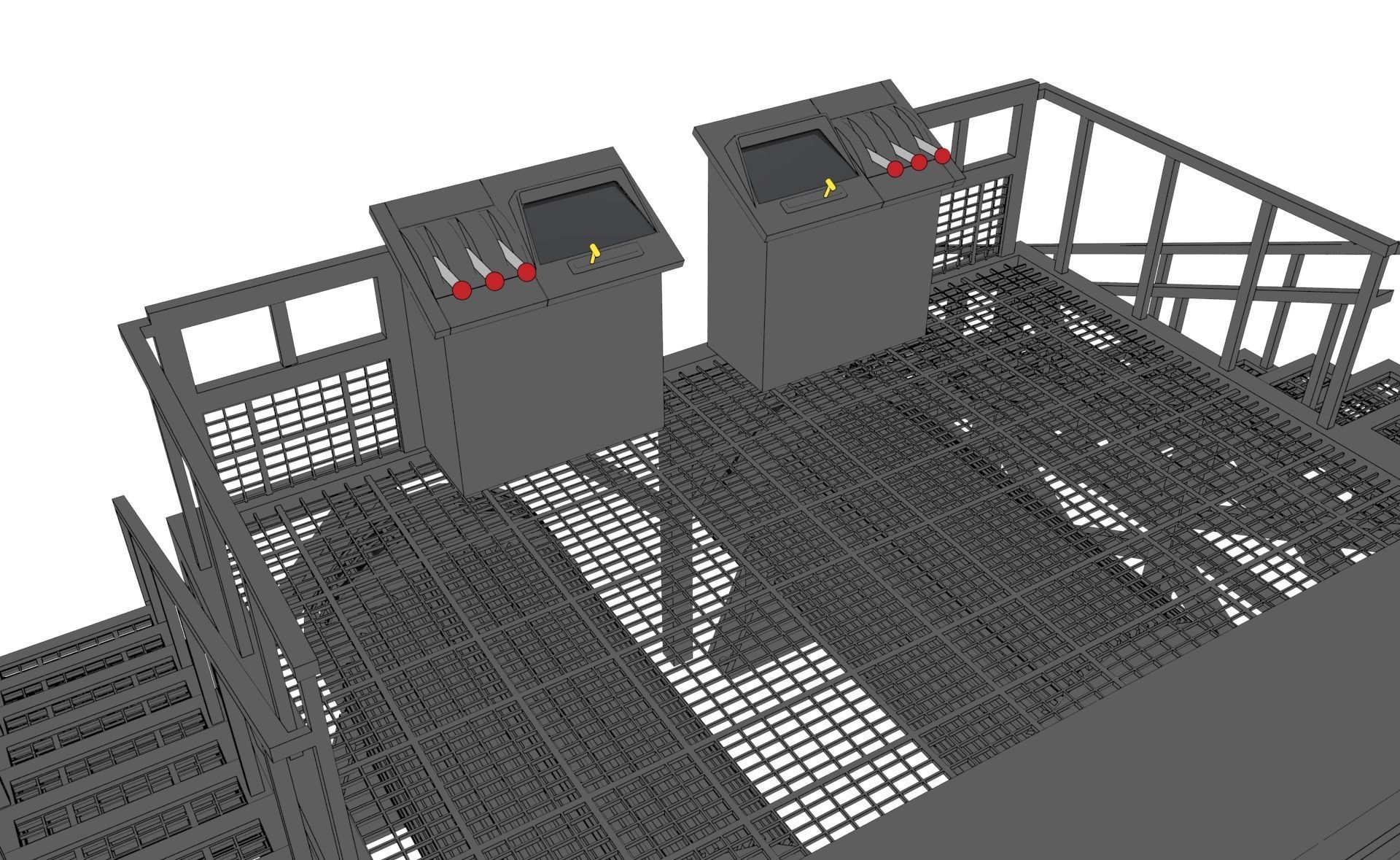 Control Station 3D model_11
