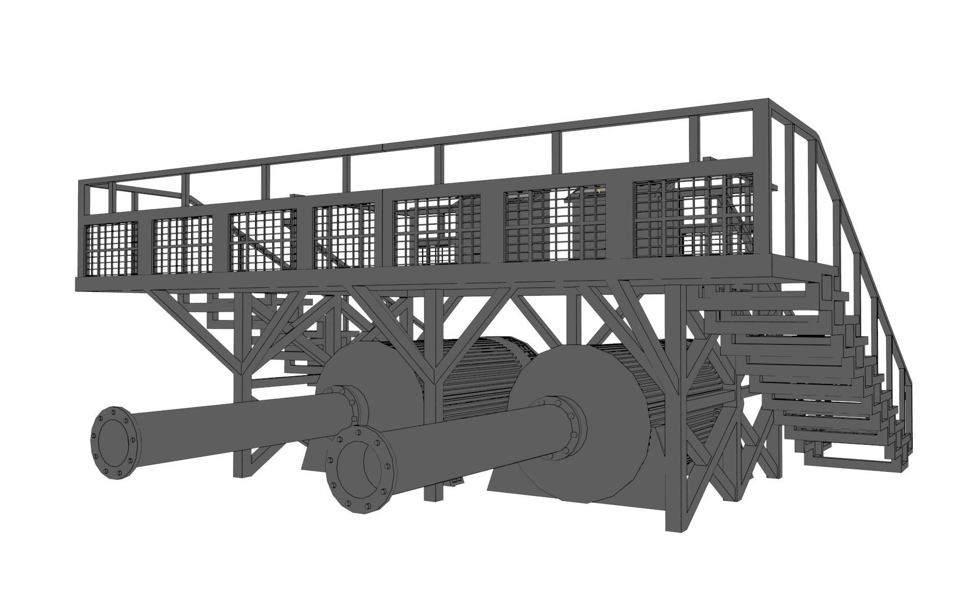Control Station 3D model_12