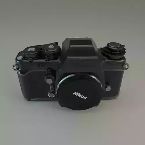 Nikon F3 SLR Photocamera 3D model
