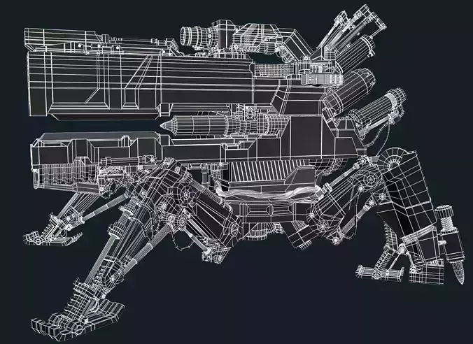 VIXIQ robot with guns