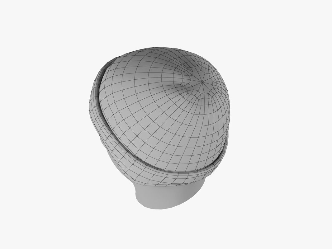 Beanie Hat  Low-poly 3D model_15