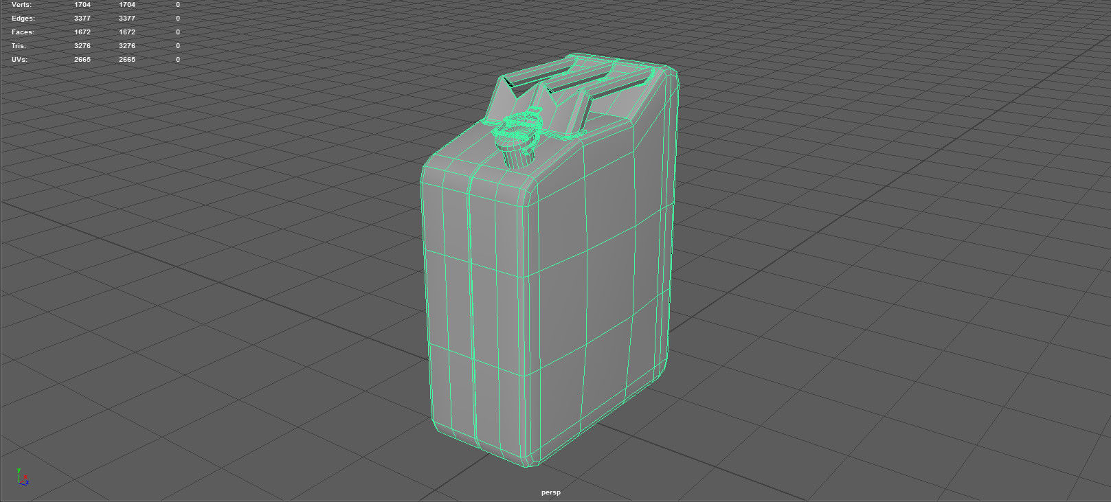 Jerry Can PBR Low-poly 3D model Low-poly 3D model_1