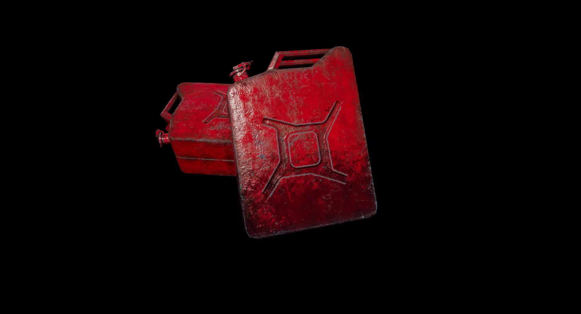 Jerry Can PBR Low-poly 3D model Low-poly 3D model_0