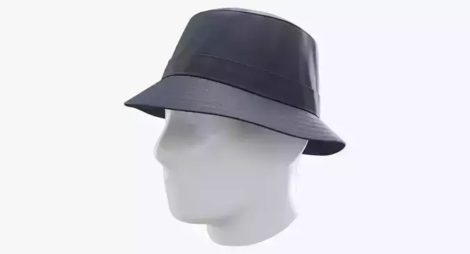 Bucket Hat PBR Low-poly 3D model