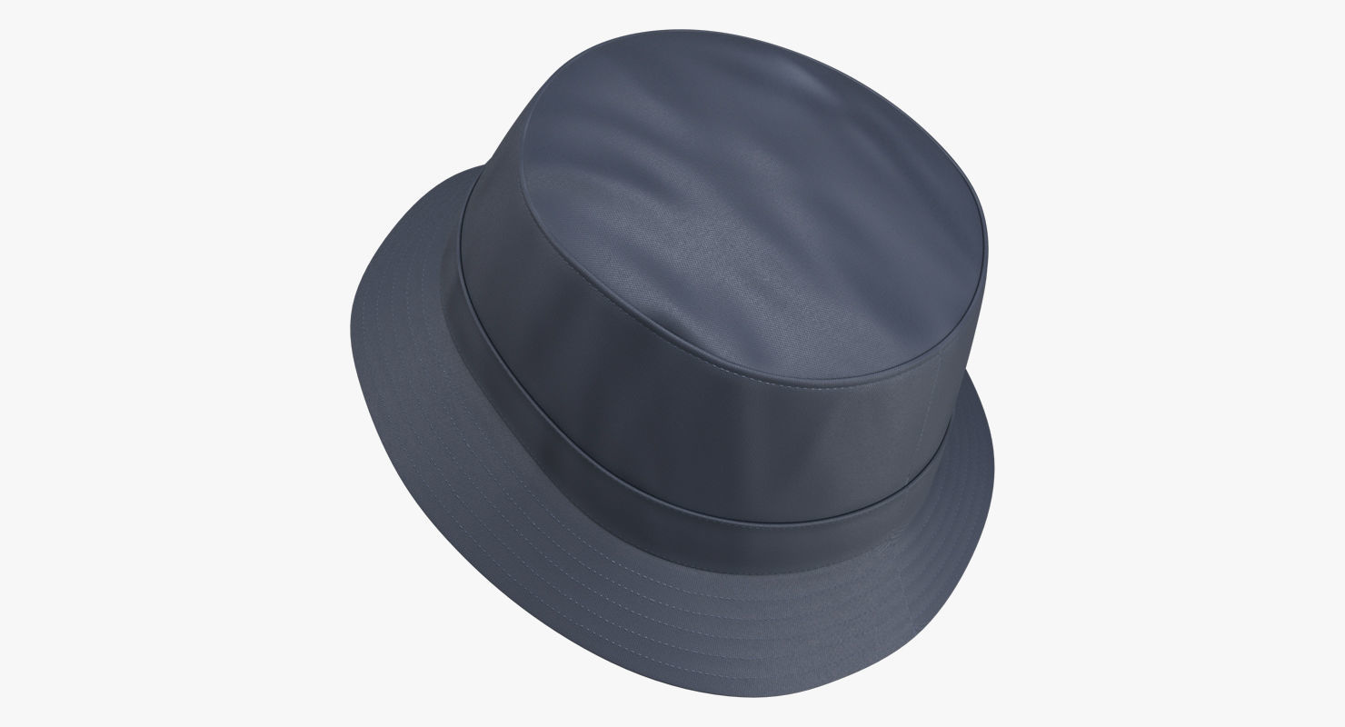 Bucket Hat PBR Low-poly 3D model_6