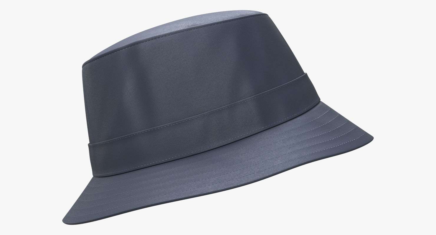 Bucket Hat PBR Low-poly 3D model_2
