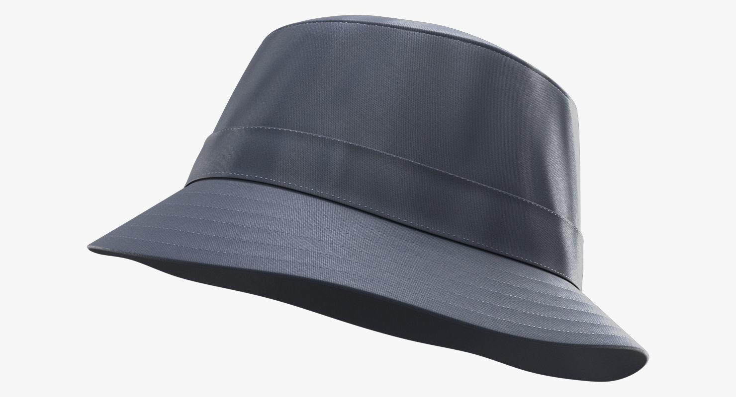 Bucket Hat PBR Low-poly 3D model_1