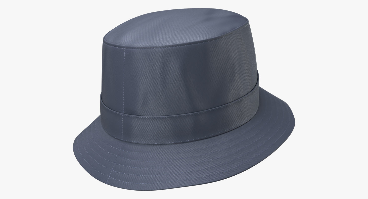 Bucket Hat PBR Low-poly 3D model_3