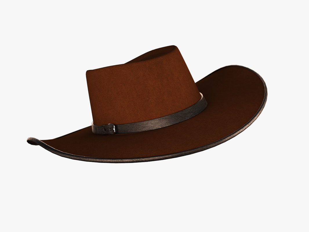 Cowboy Hat 3D model_4