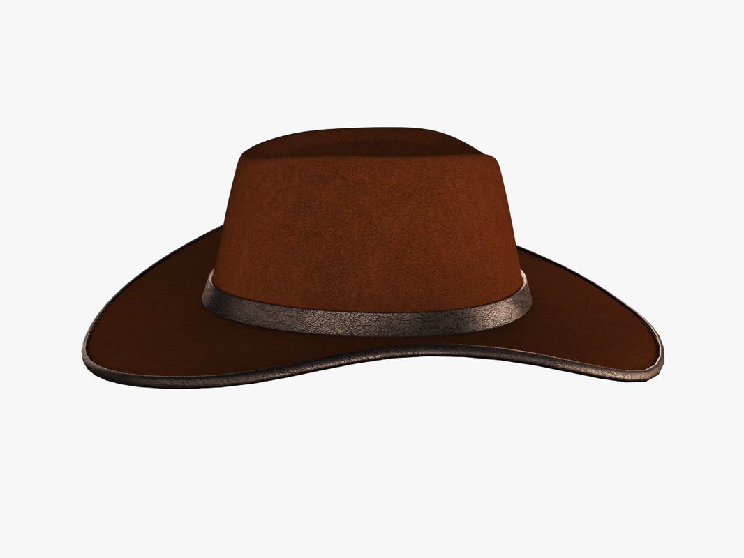 Cowboy Hat 3D model_3