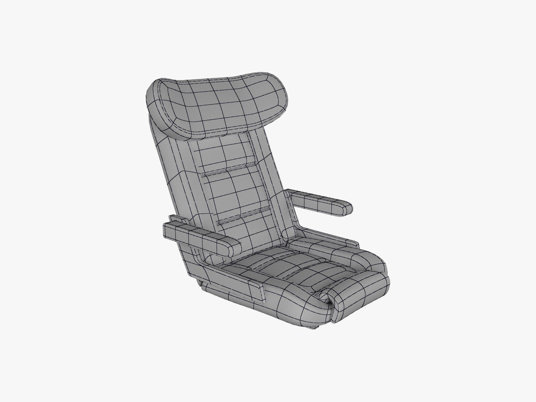 Passanger Seat 3D model_5