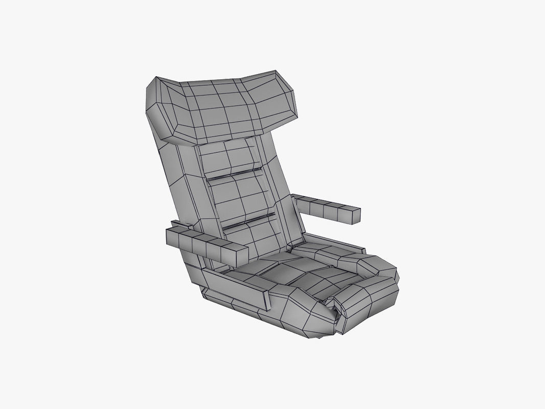 Passanger Seat 3D model_4