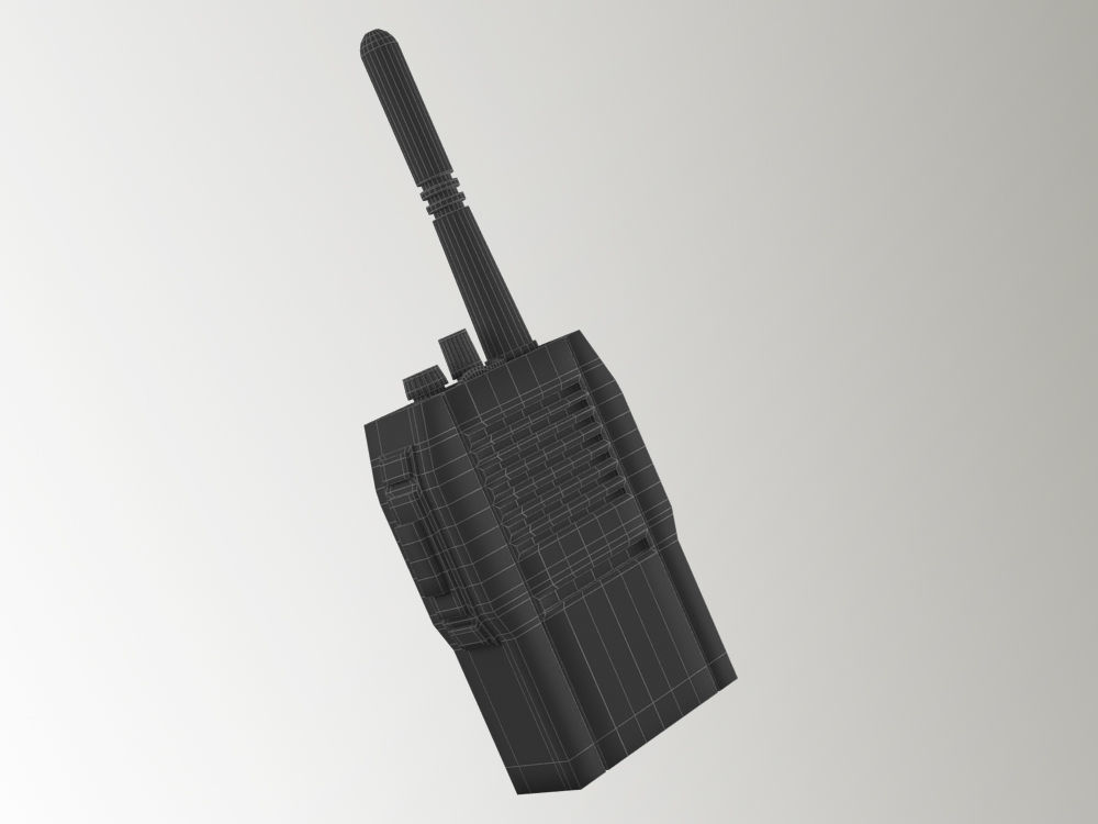 Walkie Talkie 3D model_4