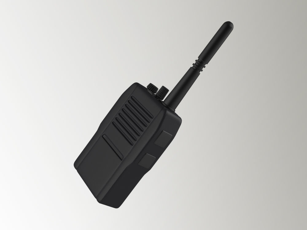 Walkie Talkie 3D model_1