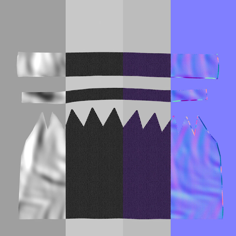 Beanie Hat Low-poly 3D model_13