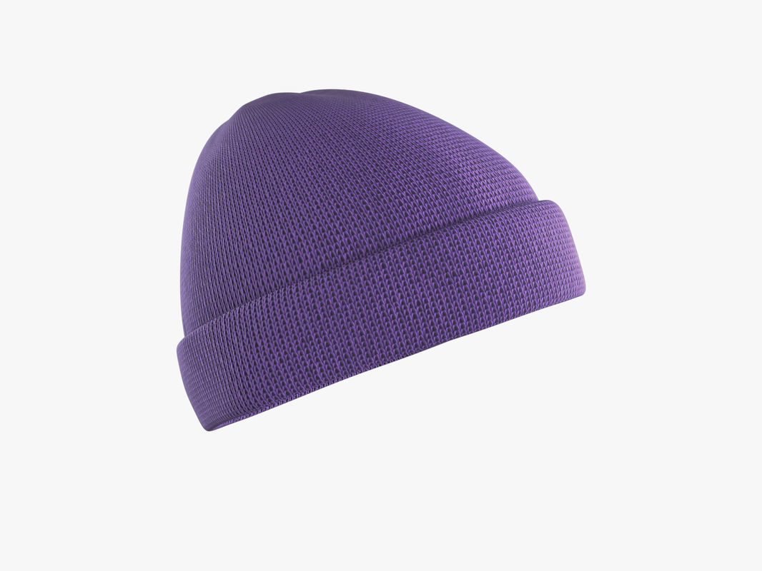Beanie Hat Low-poly 3D model_5