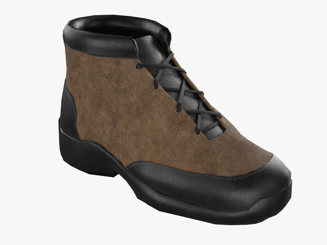 Low Poly Boot Low-poly 3D model