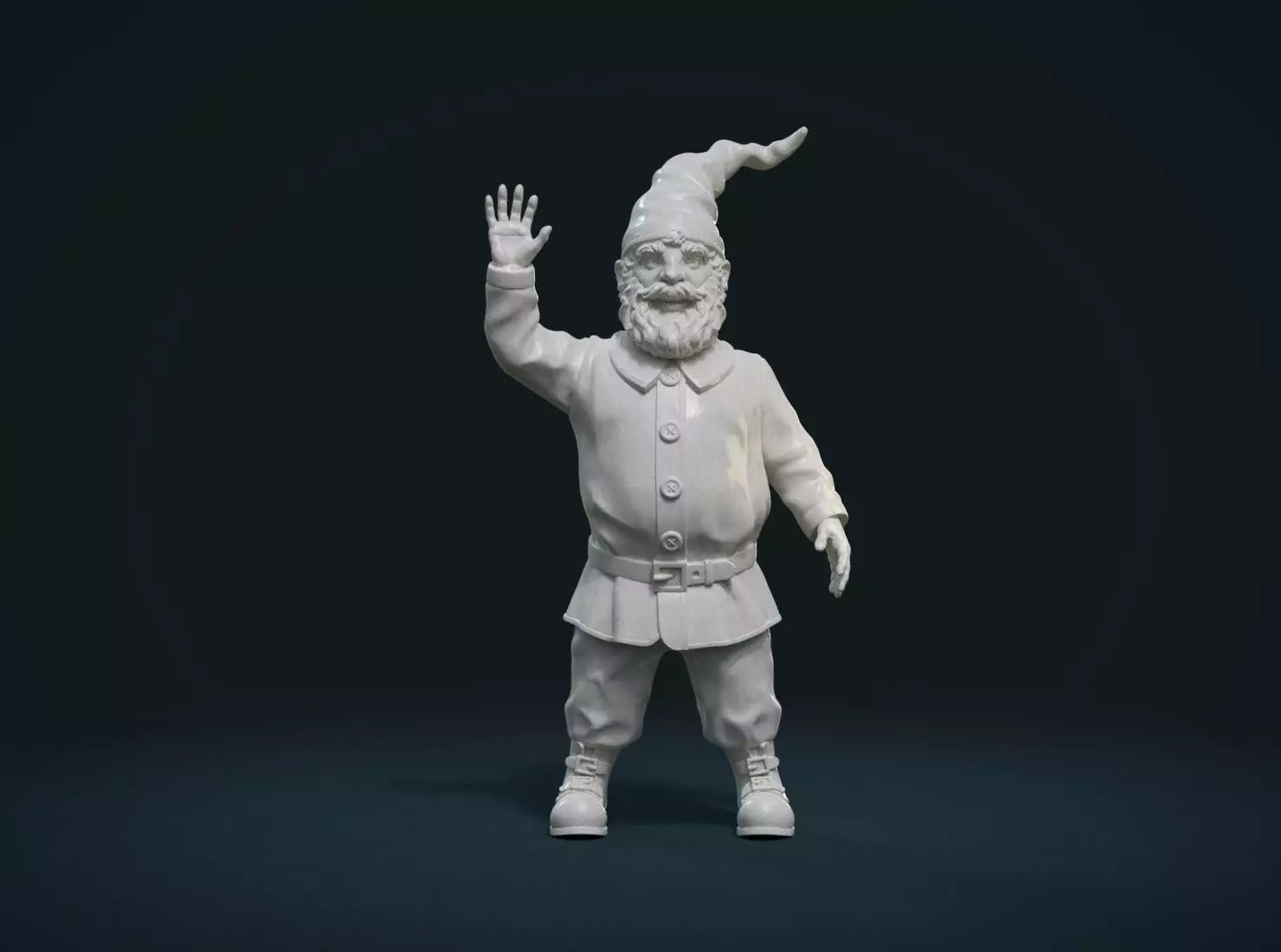 Garden Gnome II 3D print model_0