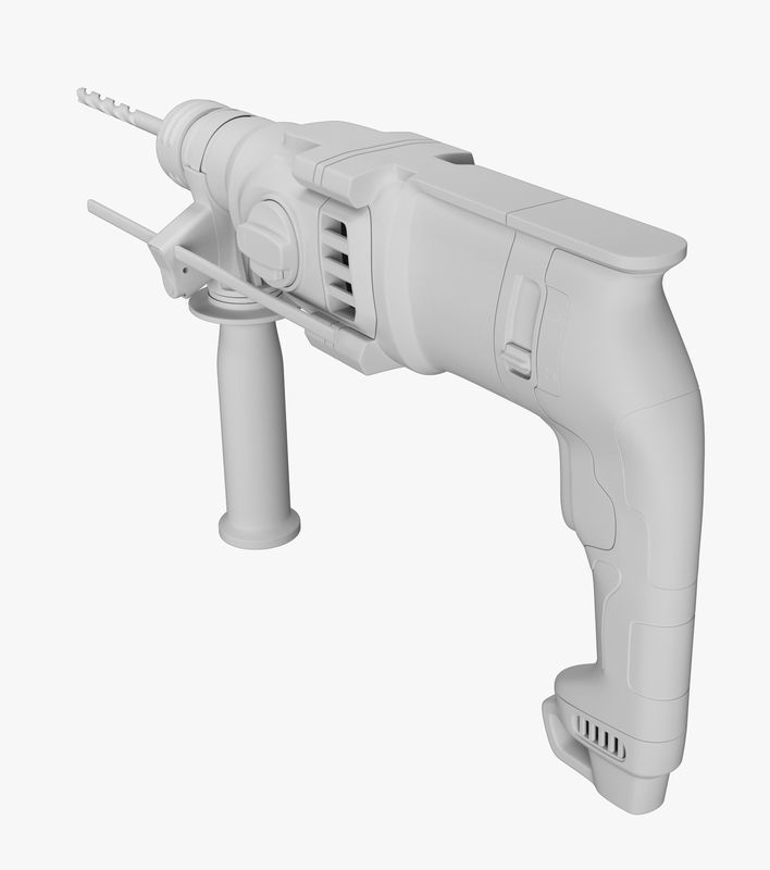 Dewalt Rotary Hammer 3D model_8