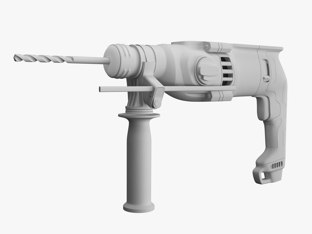 Dewalt Rotary Hammer 3D model_13