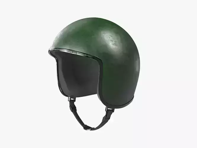 Helmet PBR equestrian Low-poly 3D model