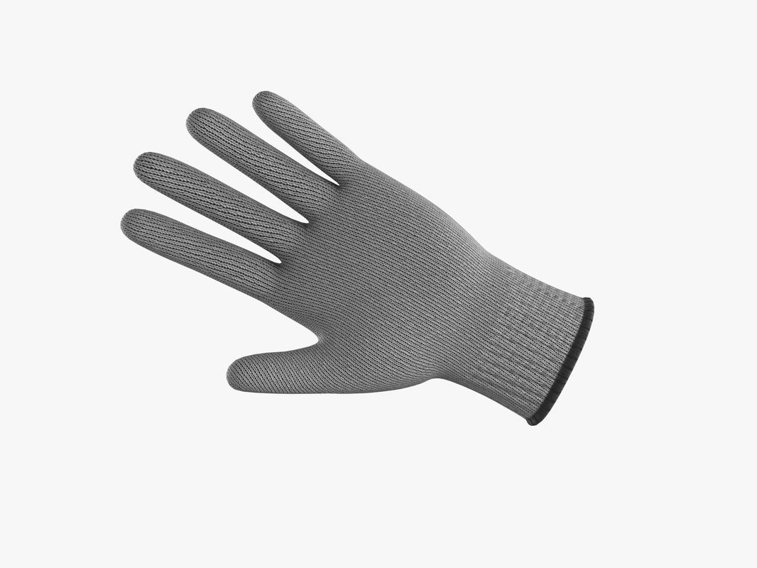 Wool Gloves Low-poly 3D model_3