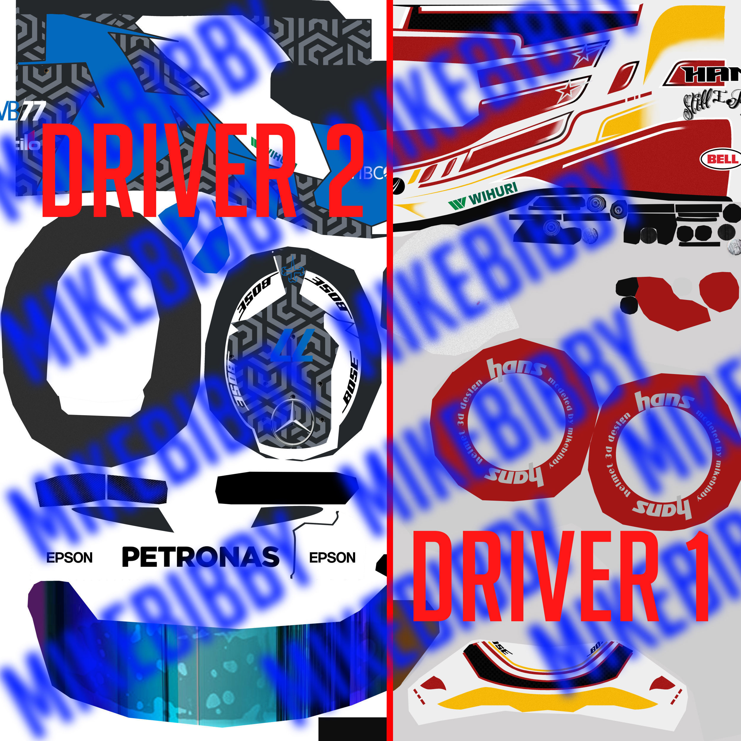 Formula 1 2018 Pack 4 Low-poly 3D model_8