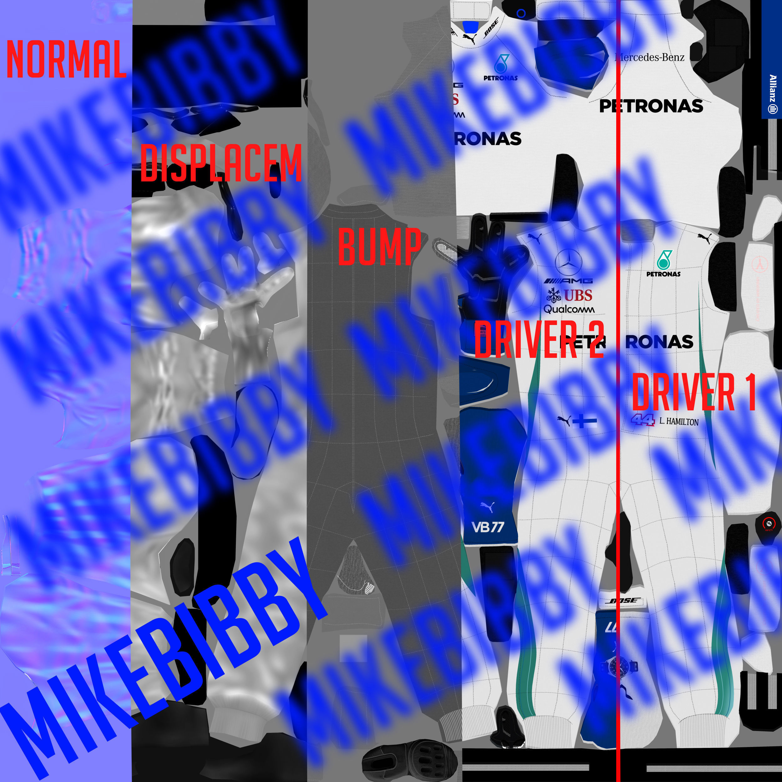 Formula 1 2018 Pack 4 Low-poly 3D model_7