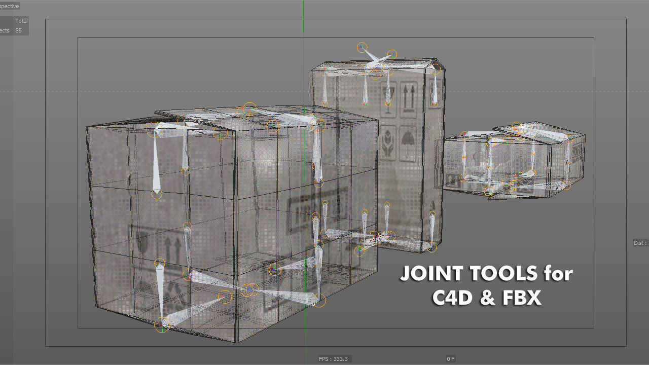 Game Ready Cardboard Boxes Low-poly 3D model_7