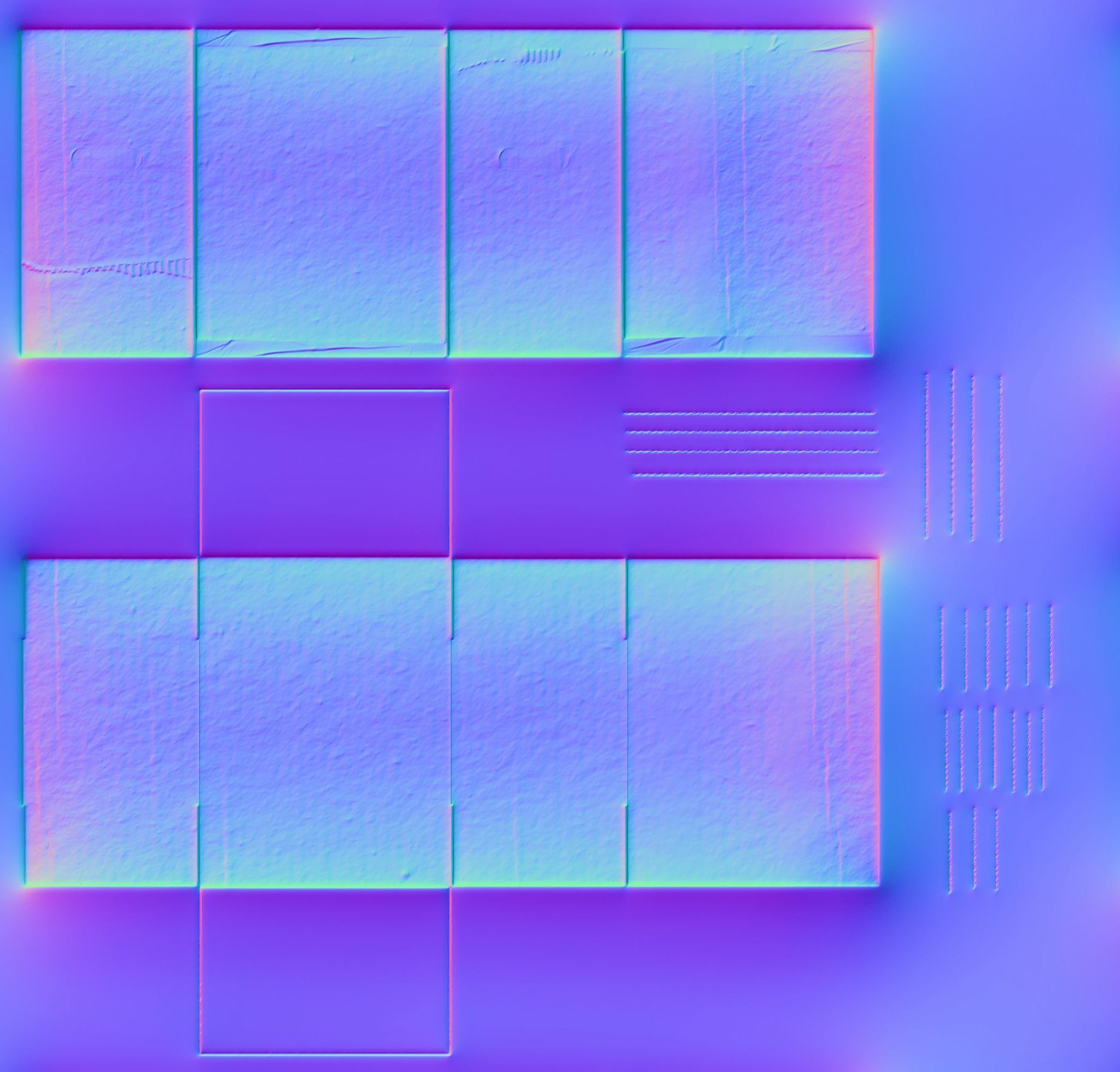 Game Ready Cardboard Boxes Low-poly 3D model_19