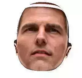 Tom cruise face 3D model