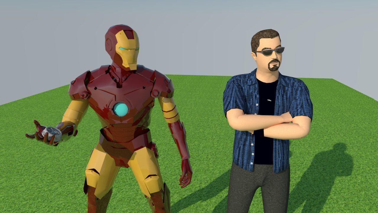 Iron man 3D model 3D model_1
