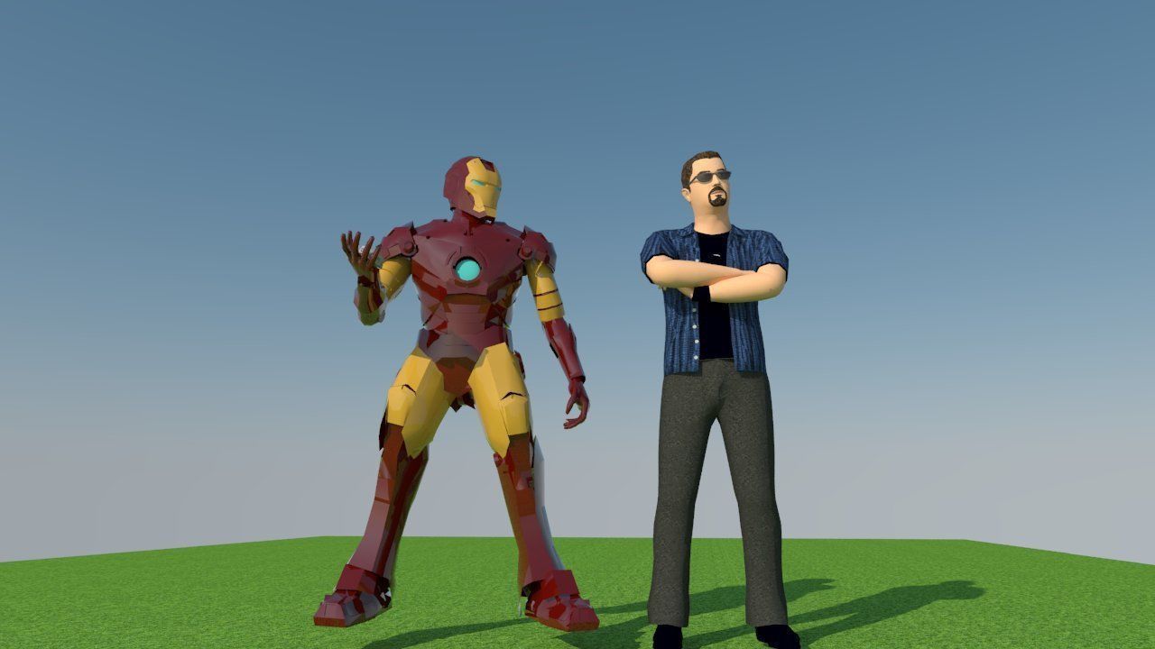 Iron man 3D model 3D model_2