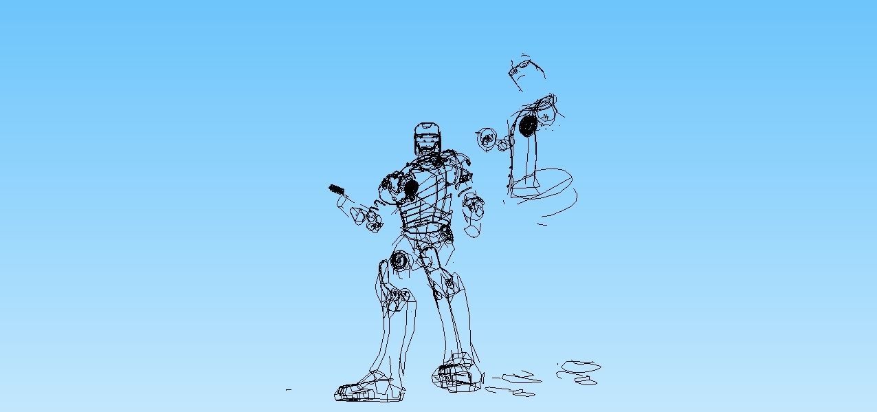 Iron man 3D model 3D model_4