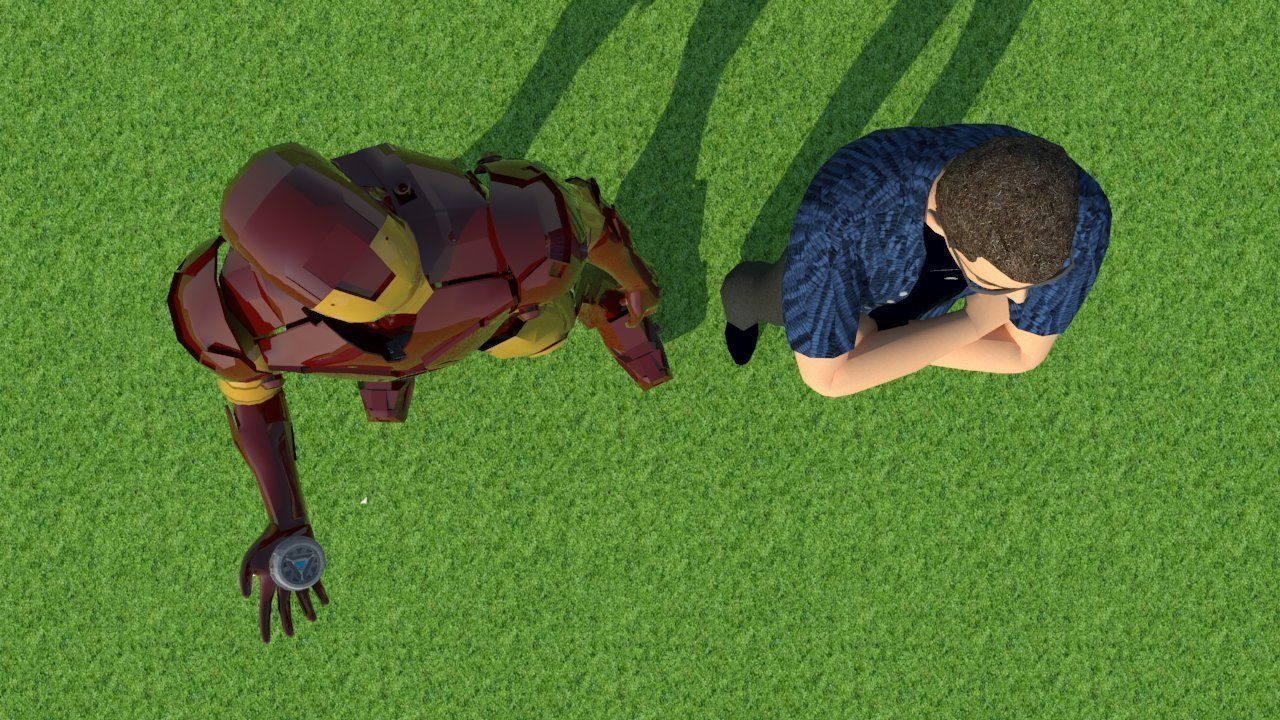 Iron man 3D model 3D model_3