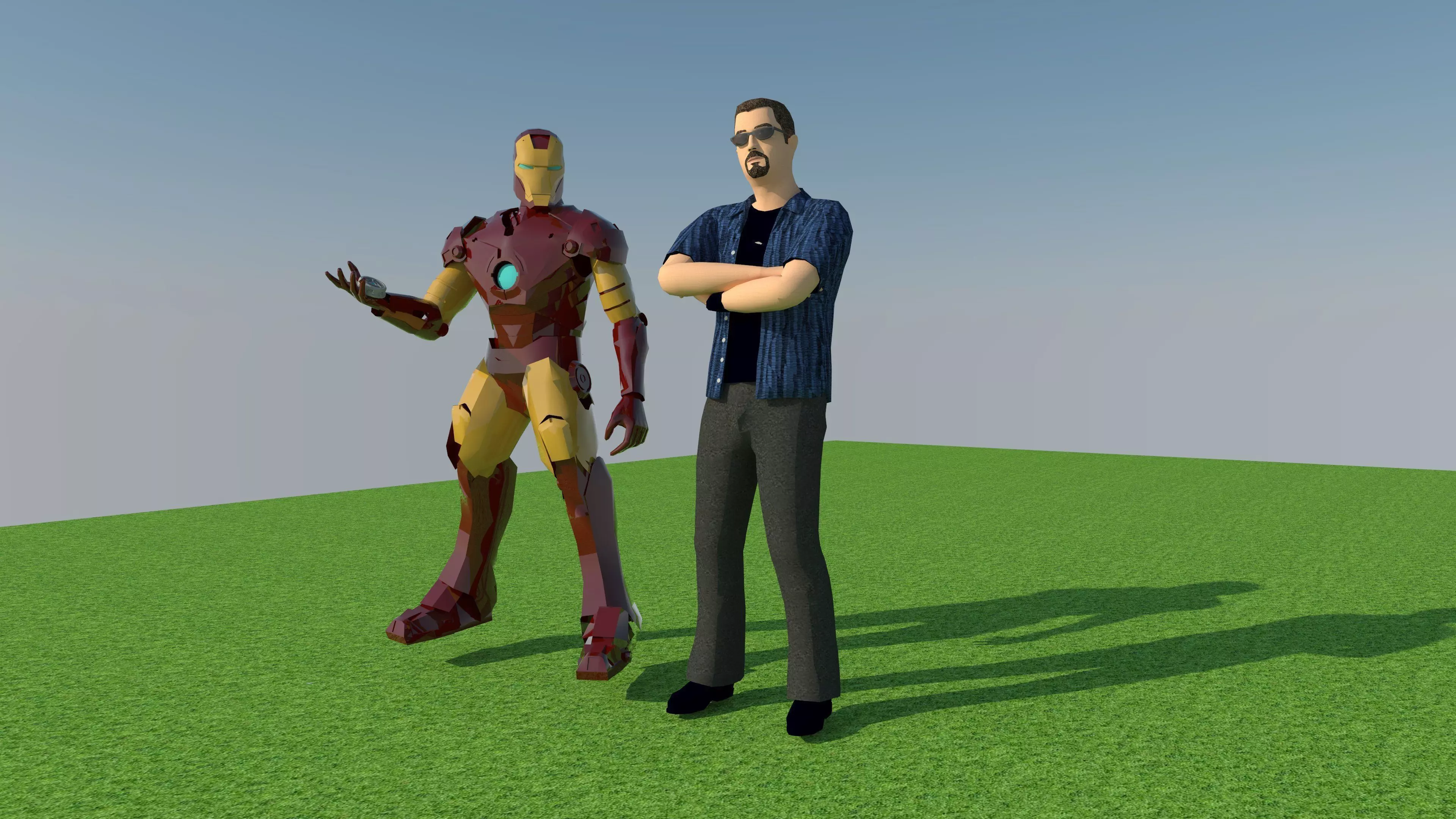 Iron man 3D model 3D model_0