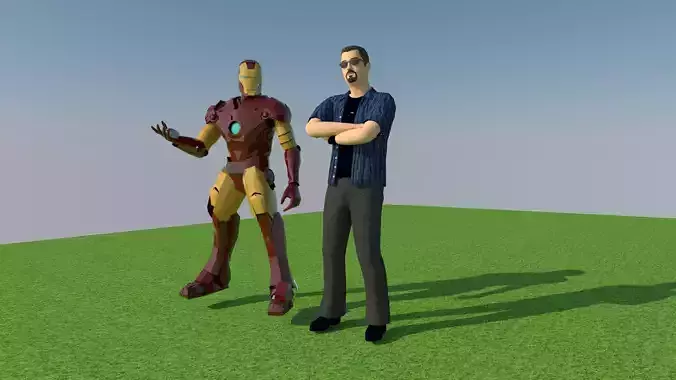 Iron man 3D model 3D model